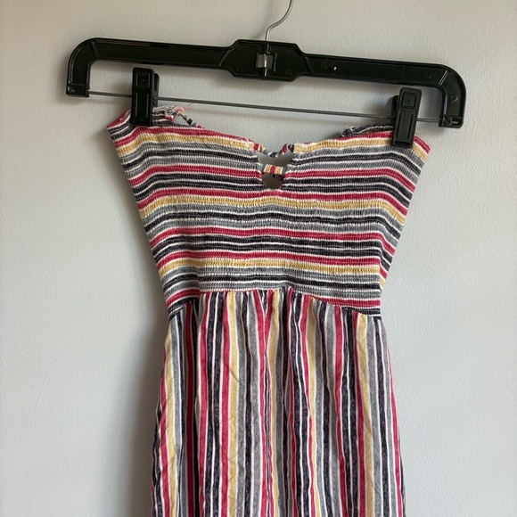 Roxy Dresses & Skirts - Roxy Strapless Multicolor Striped Maxi Dress